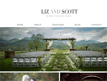 Tablet Screenshot of lizandscott.com
